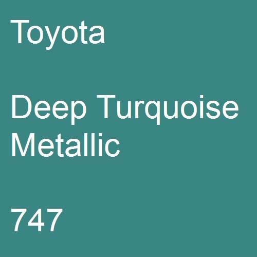 Toyota, Deep Turquoise Metallic, 747.